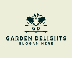 Garden Shovel Landscaping logo design