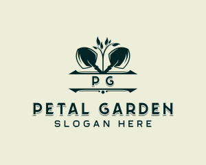 Garden Shovel Landscaping logo design