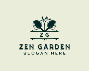 Garden Shovel Landscaping logo design