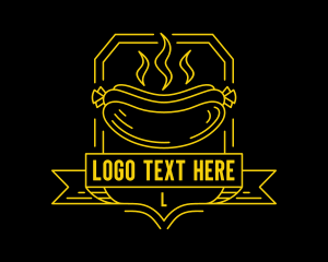 Diner Sausage Meal logo