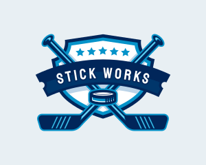 Hockey Tournament Sports logo design