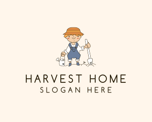 Harvest Gardening Farmer logo