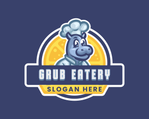 Smiling Hippo Catering logo design