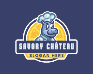 Smiling Hippo Catering logo design