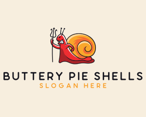 Demon Shell Snail logo design