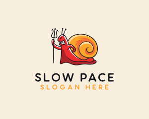 Demon Shell Snail logo design