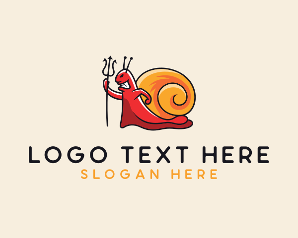 Land Snail logo example 4