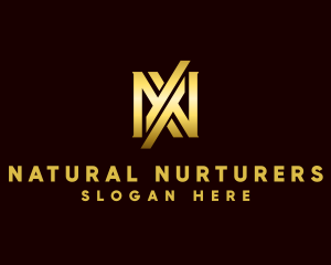 Professional Brand Letter N logo design