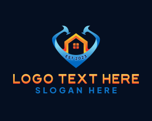 House Construction Repair logo design