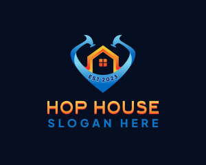 House Construction Repair logo design