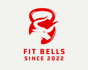 Bull Kettlebell Fitness Training logo design