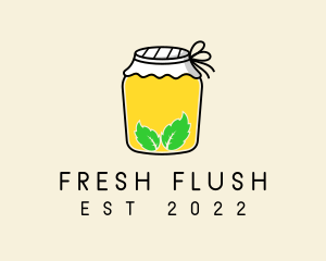 Healthy Organic Juice Jar logo design