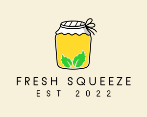 Healthy Organic Juice Jar logo design