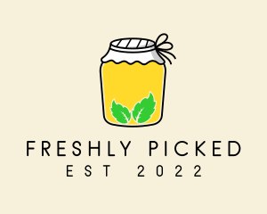 Healthy Organic Juice Jar logo design