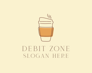 Reusable Coffee Cup Cafe  logo design