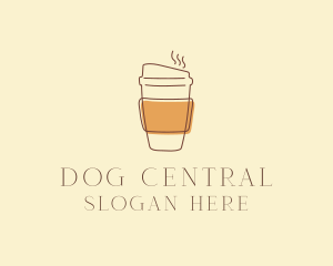 Reusable Coffee Cup Cafe  logo design