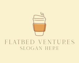 Reusable Coffee Cup Cafe  logo design