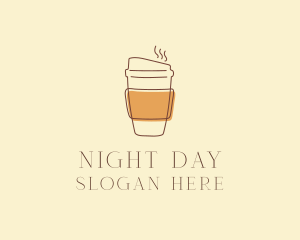 Reusable Coffee Cup Cafe  logo design