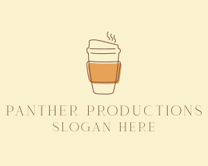 Reusable Coffee Cup Cafe  logo design