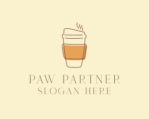 Reusable Coffee Cup Cafe  logo design