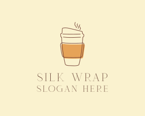 Reusable Coffee Cup Cafe  logo design