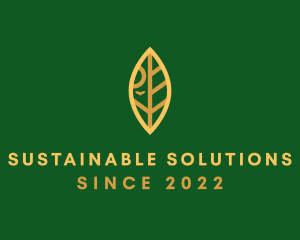 Sun Leaf Eco Sustainability logo design