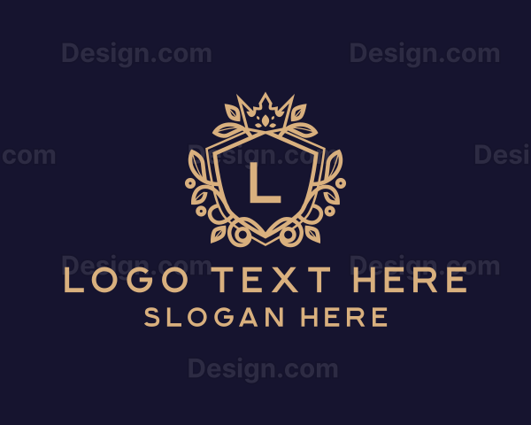 Luxury Crown Shield Logo