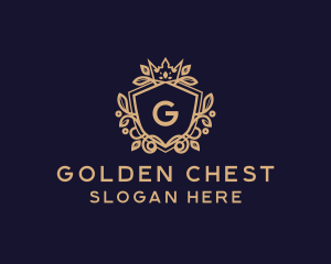 Luxury Crown Shield  logo design