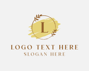 Beauty Ornament Wreath logo design