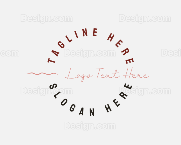 Elegant Cursive Business Logo