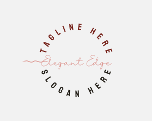 Elegant Cursive Business logo design