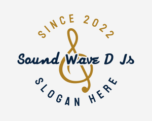 Musical Audio Note logo design