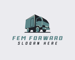 Forwarding Cargo Truck logo design