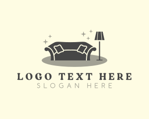 Sofa Couch Furniture logo design