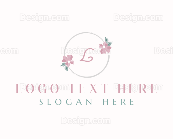 Elegant Floral Watercolor Logo