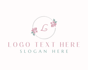 Elegant Floral Watercolor logo