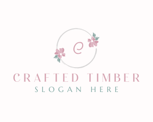 Elegant Floral Watercolor logo design