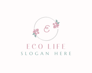 Elegant Floral Watercolor logo design