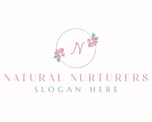 Elegant Floral Watercolor logo design