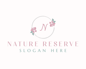 Elegant Floral Watercolor logo design