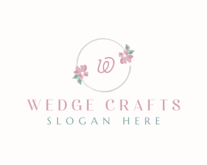 Elegant Floral Watercolor logo design