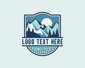 Mountaineer Adventure Camp logo design