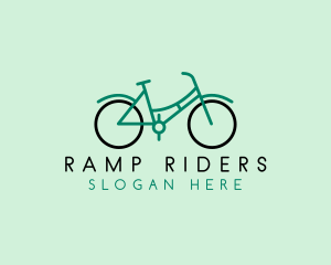 Retro Bike Bicycle logo design