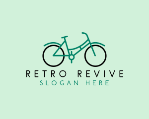 Retro Bike Bicycle logo design