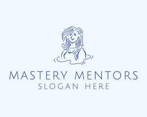 Swimming Teacher Woman logo