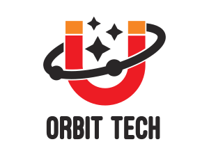 Stars Orbit Magnet logo design