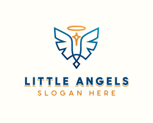 Archangel Holy Wings logo design