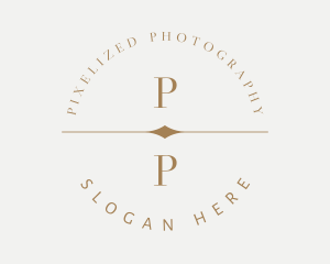 Modern Wedding Photography Studio logo design