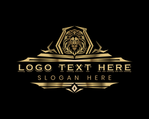 Premium Lion Crest logo