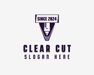 CNC Laser Machinery  logo design